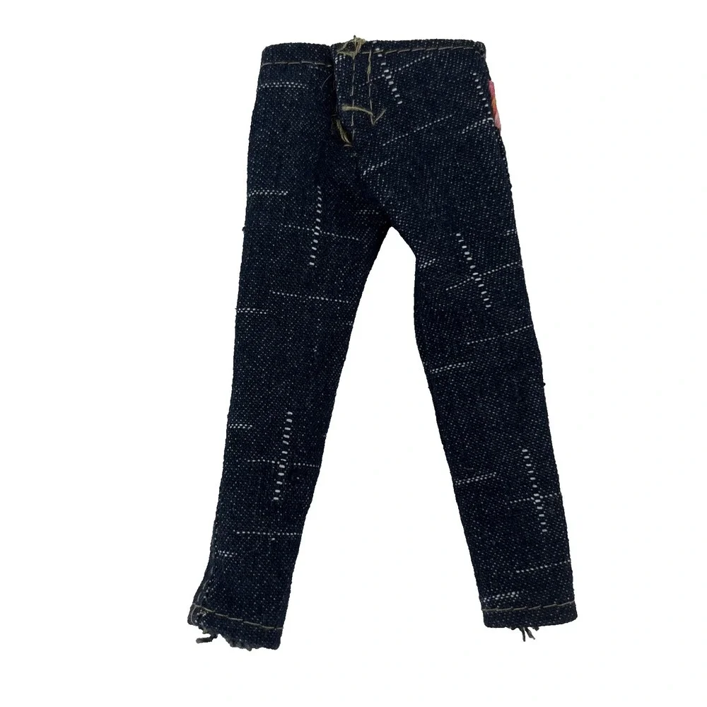 Bratz Doll MGA Princess Fianna Jeans Pants Dark‎ Denim w Stripe Belt RARE!